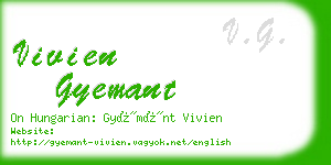 vivien gyemant business card